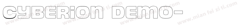 Cyberion Demo字体转换